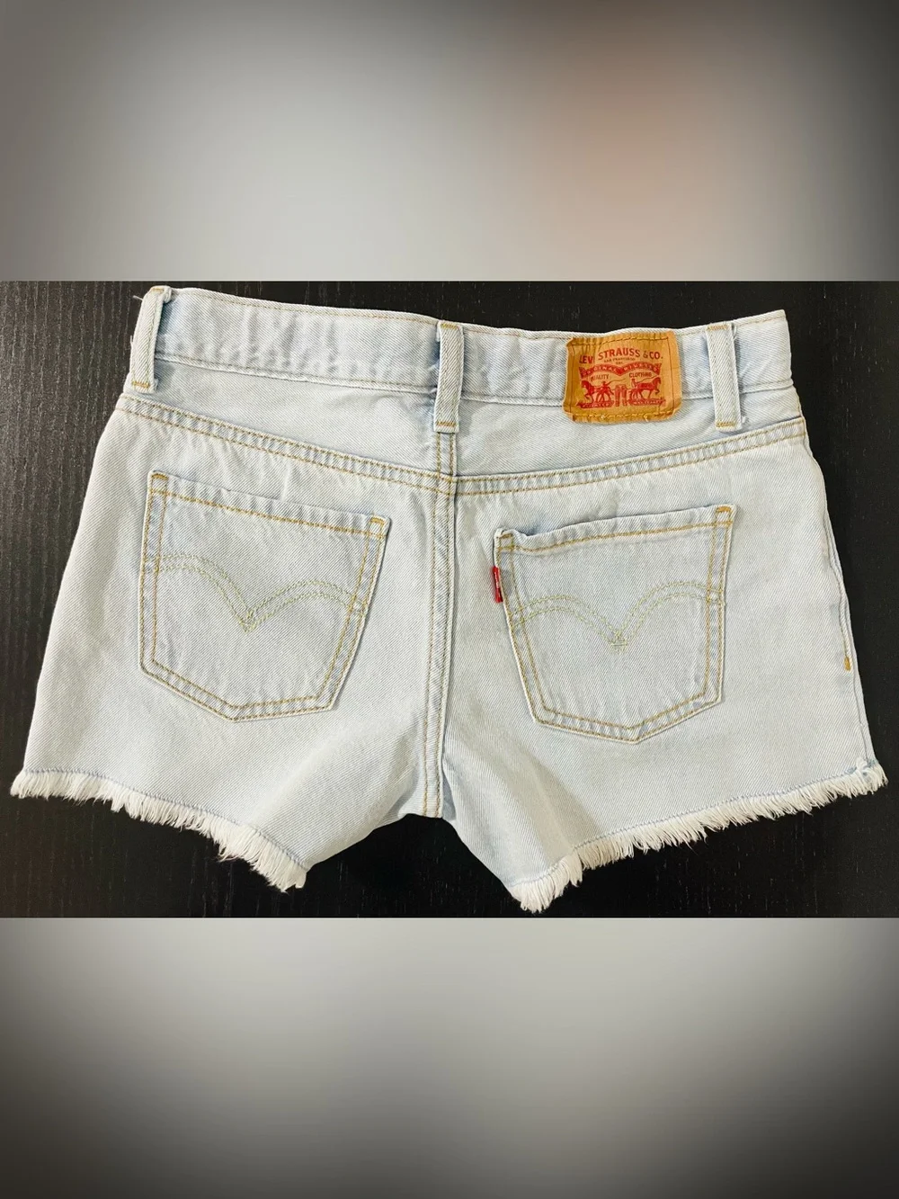 Levi's Blue Denim Cutoff Shorts